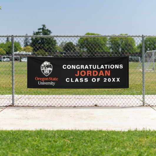 Banderoles Université d'État de l'Oregon (En situation)