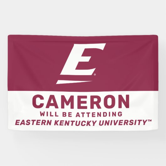 Banderoles Université du Kentucky oriental E (Horizontal)
