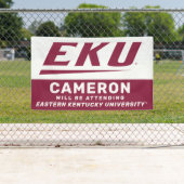 Banderoles Université du Kentucky oriental | EKU (En situation)