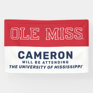Banderoles Université du Mississippi   Ole Miss Wordmark