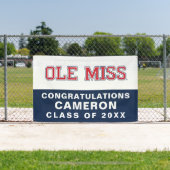 Banderoles Université du Mississippi | Ole Miss Wordmark (Insitu)