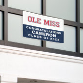 Banderoles Université du Mississippi | Ole Miss Wordmark (Bâtiment extérieur)