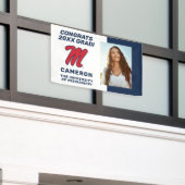 Banderoles Université du Mississippi | Script M (Bâtiment extérieur)