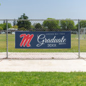 Banderoles Université du Mississippi | Script M (En situation)