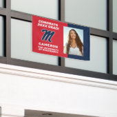 Banderoles Université du Mississippi | Script M (Bâtiment extérieur)