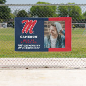 Banderoles Université du Mississippi | Script M (En situation)
