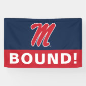 Banderoles Université du Mississippi | Script M (Horizontal)