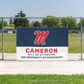 Banderoles Université du Mississippi | Script M (Insitu)