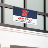 Banderoles Université du Mississippi | Script M (Bâtiment extérieur)