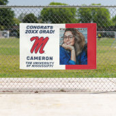 Banderoles Université du Mississippi | Script M (En situation)