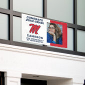 Banderoles Université du Mississippi | Script M (Bâtiment extérieur)