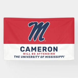 Banderoles Université du Mississippi   Script M