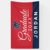 Banderoles Université du Mississippi | Script M (Vertical)