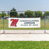 Banderoles Université du Mississippi | Script M (En situation)