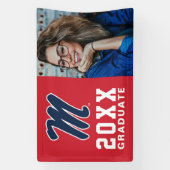 Banderoles Université du Mississippi | Script M (Verticale)