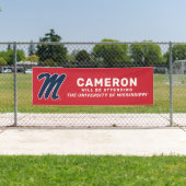 Banderoles Université du Mississippi | Script M (En situation)