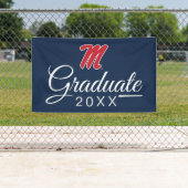 Banderoles Université du Mississippi | Script M (En situation)