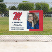 Banderoles Université du Mississippi | Script M (En situation)