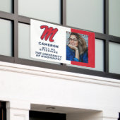 Banderoles Université du Mississippi | Script M (Bâtiment extérieur)