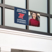 Banderoles Université du Mississippi | Script M (Bâtiment extérieur)