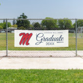 Banderoles Université du Mississippi | Script M (En situation)