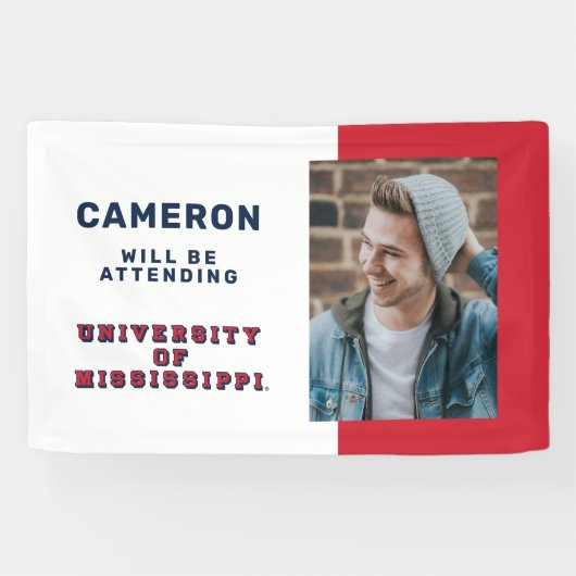 Banderoles Université du Mississippi | Type de bloc (Horizontal)