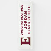Banderoles Université Elon E | Classe 2OXX (Vertical)