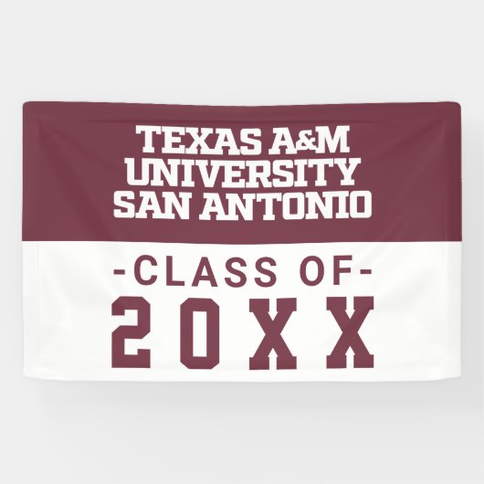 Banderoles Université Texas A&M de San Antonio (Horizontal)