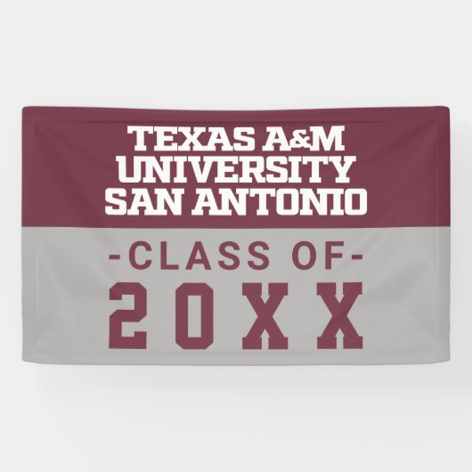 Banderoles Université Texas A&M de San Antonio (Horizontal)