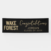 Banderoles Université Wake Forest | Wake Forest (Horizontal)