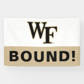 Banderoles Université Wake Forest | WF (Horizontal)