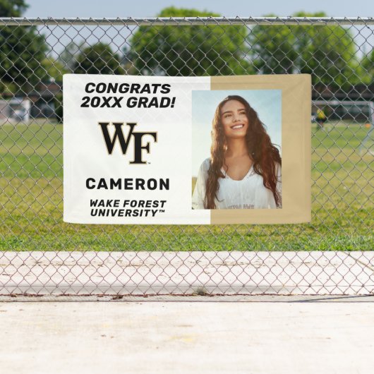 Banderoles Université Wake Forest | WF (En situation)