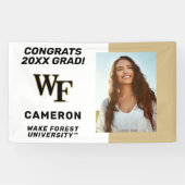 Banderoles Université Wake Forest | WF (Horizontal)