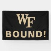 Banderoles Université Wake Forest | WF (Horizontal)