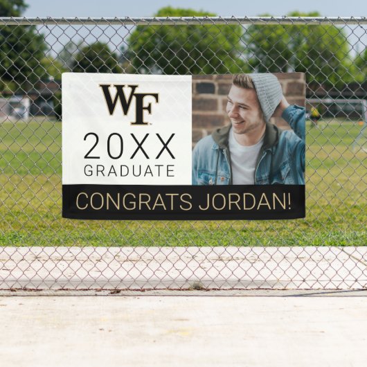 Banderoles Université Wake Forest | WF (En situation)