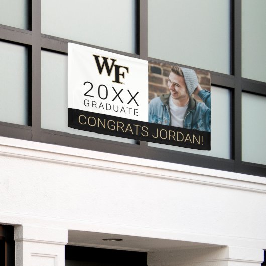 Banderoles Université Wake Forest | WF (Bâtiment extérieur)