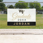 Banderoles Université Wake Forest | WF (En situation)