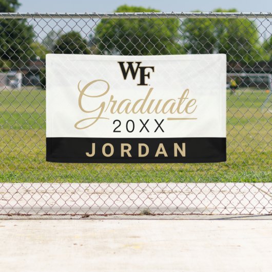 Banderoles Université Wake Forest | WF (En situation)