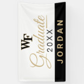 Banderoles Université Wake Forest | WF (Vertical)