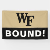 Banderoles Université Wake Forest | WF (Horizontal)