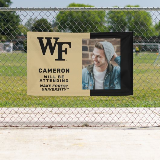 Banderoles Université Wake Forest | WF (En situation)