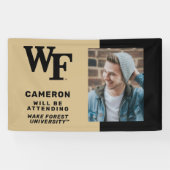 Banderoles Université Wake Forest | WF (Horizontal)