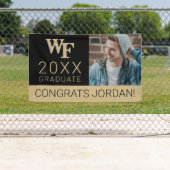 Banderoles Université Wake Forest | WF (En situation)