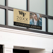 Banderoles Université Wake Forest | WF (Bâtiment extérieur)