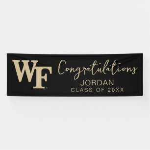 Banderoles Université Wake Forest WF