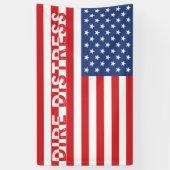 Banderoles Updown USA Drapeau : Dire (Vertical)