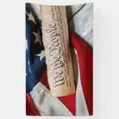 Banderoles US Constitution and Flag (Vertical)