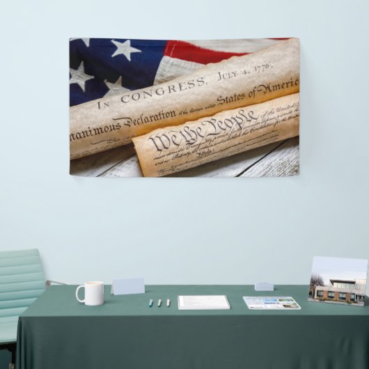 Banderoles US Founding Documents (Salon professionnel)