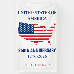 Banderoles USA 250e anniversaire Semiquincentennial Patriotiq