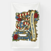 Banderoles USA America's 250th Anniversary (Verticale)